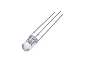 5mm Round Top Non-Diffused Clear LED Dual Color - Red/Blue - Pack of 50 - Bild 1 von 1