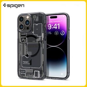 Spigen Ultra Hybrid Magfit Case For iPhone 12 13 14 Pro Max Matte Transparent