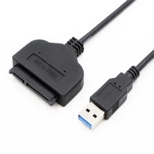 Cavo adattatore alimentazione disco rigido SSD disco rigido USB a SATA 22 pin - Foto 1 di 5