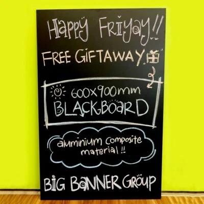 Chalk Writing Blackboard Panel | 3mm Aluminum Composite Metal Chalk Board  - image 1 of 4