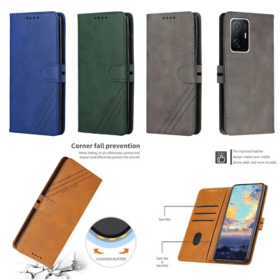 For LG K10 K30 V50 Stylo 6 5 Cow Luxury PU Leather Flip Wallet Case Phone Cover - Image 1 of 4