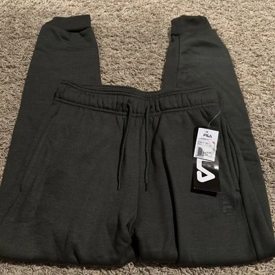 Nuevo con etiquetas Pantalones deportivos Fila Classic Jogger verde oliva con cordón polar juvenil grandes Foto 1 de 4