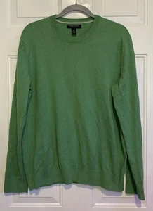 Banana Republic Herren Baumwolle Kaschmir Pullover Sweater grün Größe Large gebraucht, in einwandfreiem Zustand - Bild 1 von 3