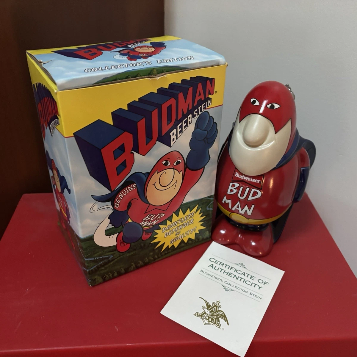 Budman Stein In Collectible Budweiser Beer Glasses for sale | eBay