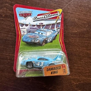 Disney Pixar Cars Race O Rama Damaged King Diecast #82 Mattel New In Package 43 - Picture 1 of 4