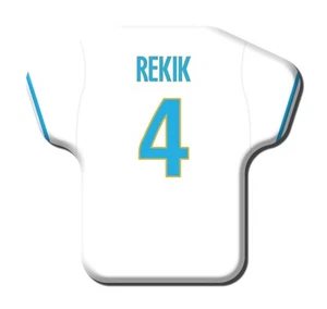 Calamita Simile a T-Shirt Calcio Stagione 2015/2016 Marseille 4 Karim Rekik - Picture 1 of 9