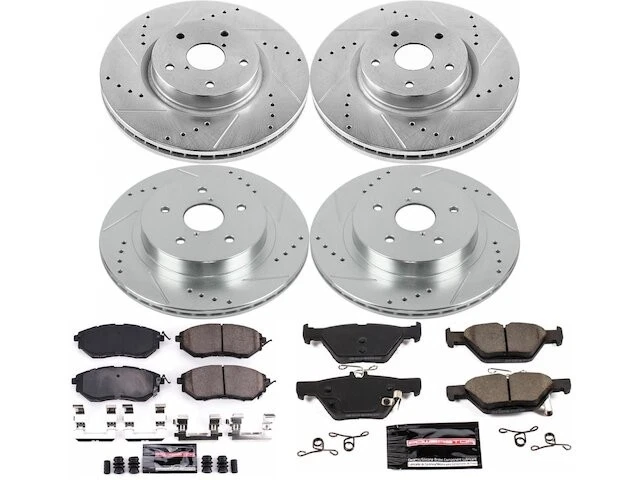 Front and Rear Brake Pad and Rotor Kit For 2015-2019 Subaru Legacy SV373JS - Image 1 of 1