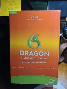 Nuance Dragon Naturally Speaking 12 Home Edition Speech Recognition Software NEW - Picture 1 of 9