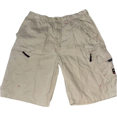 Pantalones cortos de skate Y2K de colección OTB - Talla 36 para hombre - Pantalones cortos cargo holgados caqui  Foto 1 de 4