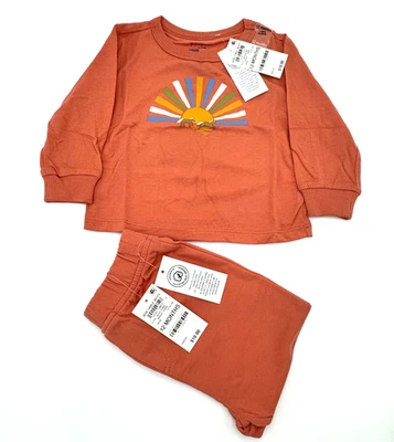 First Impressions Baby Boys 2-Piece Set Terracotta Sun Top & Matching Pants 18M - Image 1 of 4