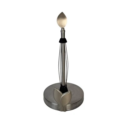Kamenstein Brushed Stainless Steel Perfect Tear Paper Towel Holder USA. - Image 1 of 4
