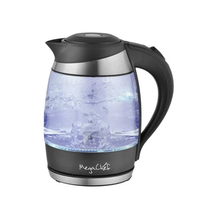1.8Lt. Glass and Stainless Steel Electric Tea Kettle - Image 1 of 2
