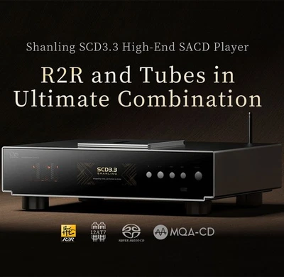 Shanling SCD3.3 R2R 12AT7 Electronic Tube Decoder High-End SACD Player - Image 1 of 4