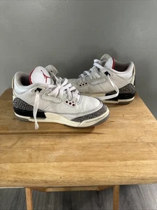 Talla: 5.5Y - Air Jordan 3 Retro GS DM0967-100 Blanco Cemento Reimaginado - Imagen 1 de 17