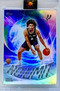 DYLAN HARPER RARE SSP NO LIMITS ROOKIE HOLO FOIL INVESTMENT CARD MINT SPURS - Picture 1 of 1