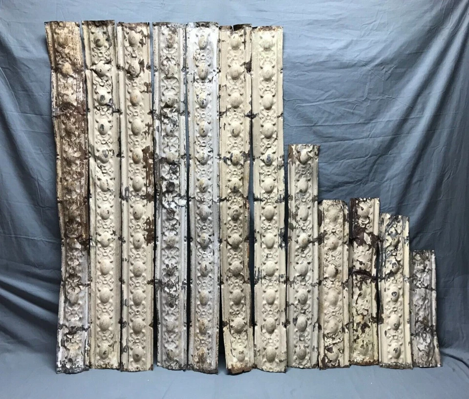 Huevo gótico arquitectónico 316-23B de techo de hojalata antiguo 36 pies Linier 316-23B Foto 1 de 4