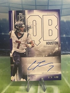 2024 Topps Veterans Class On Card Auto Variation CJ Stroud /100 #VCA-CJS Texans - Picture 1 of 2