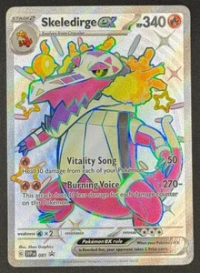 Skeledirge ex 081 Pokemon TCG SV: Scarlet & Violet Black Star Promo Card NM - Picture 1 of 2