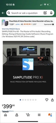 MAGIX Samplitude Pro X8 - [Activation Card] - Image 1 of 4