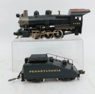 🚂 O - WILLIAMS BRASS -6380 PENN RR 0-6-0 B6sb STEAM LOCO AND TENDER ⚡L1048 - Image 1 of 4