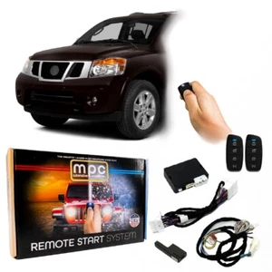 2-Wege Fernstart-Kit mit schlüssellosem Türöffnungssystem für 2008-2015 Nissan Armada - T-Kabelbaum - Bild 1 von 5