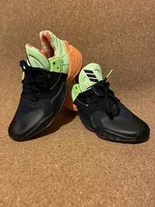 Adidas Harden Vol. 4 Core Black/Amber Tint-Glory Purple FV4713 Men's Size 10 - Picture 1 of 8