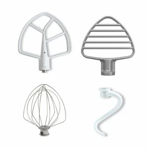 Paquete de accesorios batidor de pastelería recubierto con batidora de pie KitchenAid | se adapta a 5 cuartos de cuarto y 6 q - Imagen 1 de 6