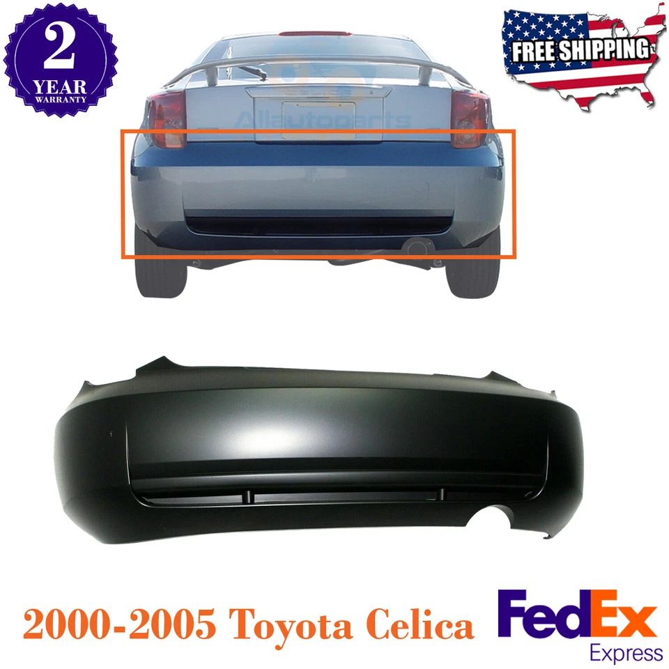 Cubierta de parachoques trasero imprimada para Toyota Celica 2000-2005 Foto 1 de 4