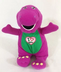 Peluche Barney Singing I Love You 2013 de 10" de Lyons - Imagen 1 de 6