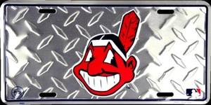 Cleveland Indians Diamond License Plate Wall Sign Tag Metal Sign 6x12 USA SHIP - Picture 1 of 1