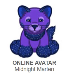 Webkinz Classic Midnight Marten *nur Code* (~nachricht~) - Bild 1 von 3