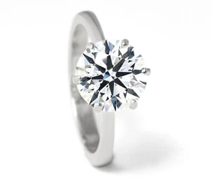 Brillant Ring aus 585 Gold; 3,15ct Labor Diamant in VS1 & G, + IGI Zertifikat - Bild 1 von 11