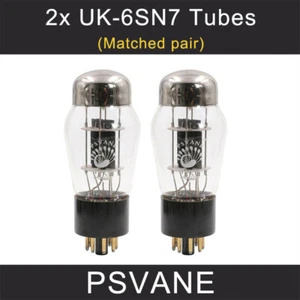 2 szt. Dopasowana para rur próżniowych PSVANE UK-6SN7 HIFI zastępują 6SN7 6N8P CV181 - Zdjęcie 1 z 7