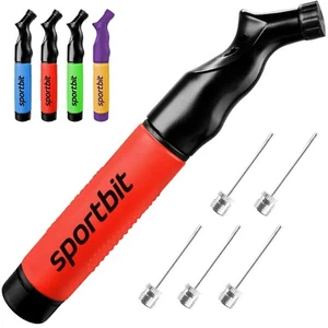 Sport Ball Pump for Sports Balls - Push & Pull Inflating System - Black - Picture 1 of 6