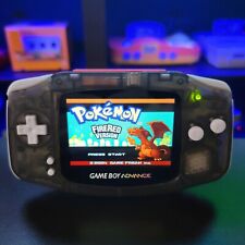 Smoke Grey Game Boy Advance GBA Console with iPS V2 Backlight Backlit LCD MOD