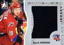 2005-06 ITG Heroes and Prospects Jersey Silver #18 Chuck Kobasew