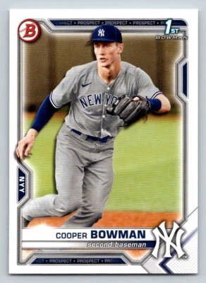 2021 Bowman Draft #BD87 Cooper Bowman (ref 217169) - Image 1 of 2