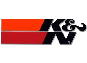 89-16021 K&N AIR FILTER HIGH TEMP DECAL STICKER BLACK 107x31mm BLACK NEW GENUINE - Picture 1 of 1