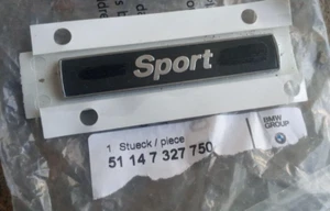 Genuine New BMW SPORT WING BADGE Fender Emblem For 1 2 3 4 Series F20/21 F22/23 - Picture 1 of 1