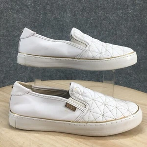 Zapatos G By Guess para mujer 9 M Golly mocasín acolchado sin cordones cuero sintético blanco - Imagen 1 de 20