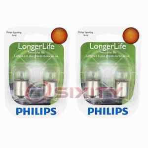 2 pc Philips License Plate Light Bulbs for Edsel Bermuda Citation Corsair jl