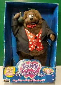 1998 Tony Valentino orso danzante che canta Love Potion numero 9 animatronic Gemmy - Foto 1 di 6