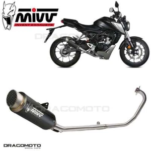 Ligne complet HONDA CB 125 R 2018 2019 MIVV Gppro Noir - Photo 1/5