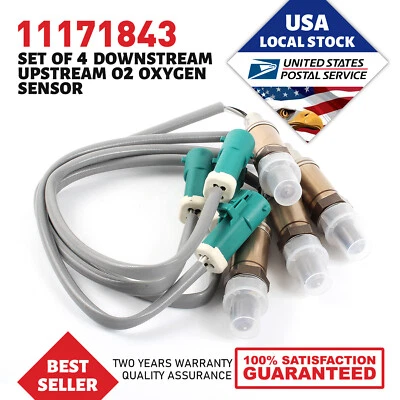 4X Replacement For BOSCH UP&DownStream O2 Oxygen Sensor For 2005 - 2006 Ford GT Foto 1 de 4