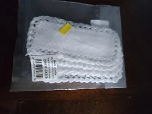 Wimpole Street Creations Cross Stitch 4 count Rectangle 2"x5" white NEW - Picture 1 of 8
