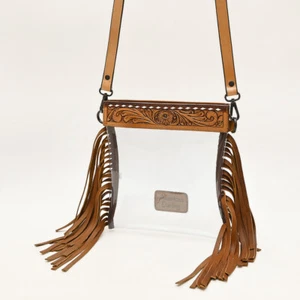 Bolso occidental de cuero genuino para mujer AD ADBGZ148 American Darling tooled a mano - Imagen 1 de 8