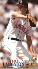 1994 Fleer Extra Bases Baseball Card #37 Mark Langston