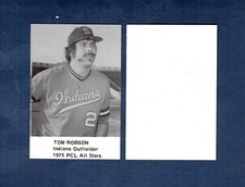 TOM ROBSON, Spokane Indians | 1975 Broder Pacific Coast League PCL All Stars