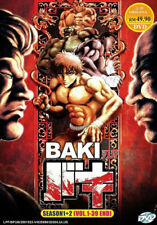 DVD BAKI Season 1+2 Vol.1-39END English Dubbed All Region