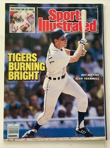 Alan Trammell August 17 1987 Sports Illustrated No Label Detroit Tigers - Bild 1 von 1